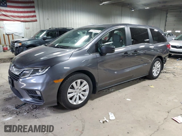 2019 Honda Odyssey LX with VIN 5FNRL6H24KB101473, listed as a Copart auction lot 51894325 with 66,285 mi miles and Salvage Title. Bid and sale history available at DreamBid. Image 1.