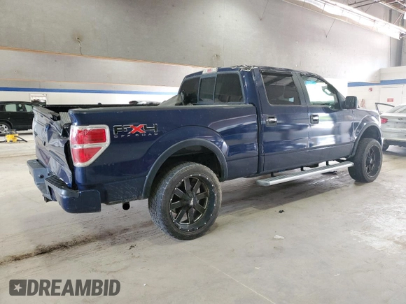 2009 Ford F-150 XL with VIN 1FTPW14V89KC53710, listed as a Copart auction lot 53499825 with 187,271 mi miles and Salvage Title. Bid and sale history available at carsss.com. Image 3.