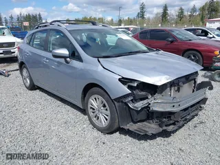 2017 Subaru Impreza Premium with VIN 4S3GTAB67H3753287, listed as a IAAI auction lot 42075877 with 55,247 mi miles. Bid and sale history available at carsss.com. Image 1.
