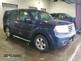 2014 Honda Pilot EX-L with VIN 5FNYF4H53EB037481, listed as a Copart auction lot 47486275 with 158,299 mi miles and Salvage Title. Bid and sale history available at carsss.com. Image 4.