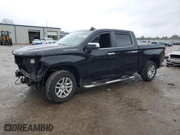 2020 Chevrolet Silverado 1500 LT with VIN 3GCPWCED8LG235594, listed as a Copart auction lot 88885105 with 110,644 mi miles and Clean Title. Bid and sale history available at carsss.com. Image 1.