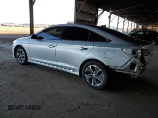 2018 Hyundai Sonata Hybrid Limited with VIN KMHE34L3XJA079274, listed as a Copart auction lot 41068464 with 120,491 mi miles and Salvage Title. Bid and sale history available at carsss.com. Image 2.