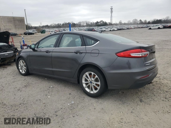 2019 Ford Fusion SE with VIN 3FA6P0HD7KR128757, listed as a Copart auction lot 48940115 with 106,419 mi miles and Salvage Title. Bid and sale history available at DreamBid. Image 2.