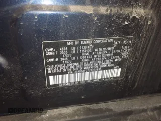 2018 Subaru Outback Premium with VIN 4S4BSAFC7J3375695, listed as a IAAI auction lot 41755172 with 99,458 mi miles and . Bid and sale history available at DreamBid. Image 9.