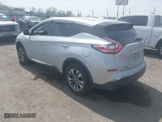 2016 Nissan Murano S with VIN 5N1AZ2MGXGN150011, listed as a IAAI auction lot 41887571 with 56,125 mi miles. Bid and sale history available at carsss.com. Image 3.