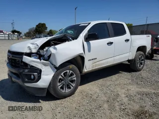 2022 Chevrolet Colorado 2WD Z71 with VIN 1GCGSDEN8N1151450, listed as a Copart auction lot 52216905 with 35,217 mi miles and Salvage title. Bid and sale history available at DreamBid. Image 1.
