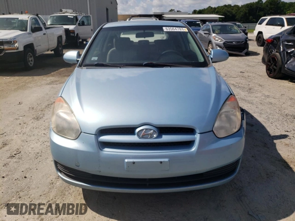 2008 Hyundai Accent GS with VIN KMHCM36C98U093301, listed as a Copart auction lot 63564783 with 94,773 mi miles and Salvage Title. Bid and sale history available at carsss.com. Image 5.
