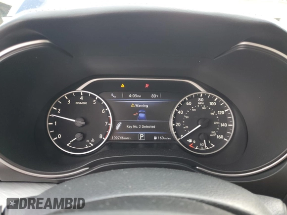 2018 Nissan Maxima SL with VIN 1N4AA6AP9JC382650, listed as a Copart auction lot 61552515 with 109,746 mi miles and Salvage title. Bid and sale history available at DreamBid. Image 9.