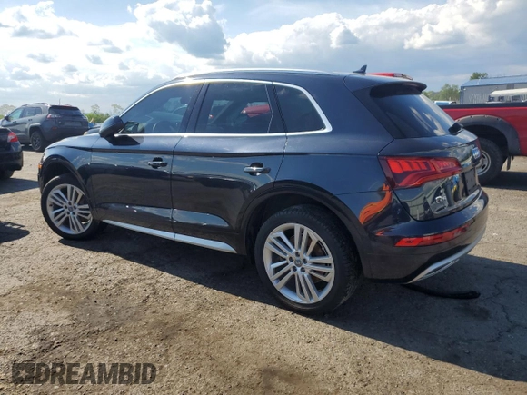 2018 Audi Q5 Premium Plus z VIN WA1BNAFY7J2165573, wystawiony jako Copart lot #56040975 z przebiegiem 75 330 mil mil oraz Szkoda całkowita • Salvage title. Historia ofert i sprzedaży dostępna na DreamBid. Obrazek 2.