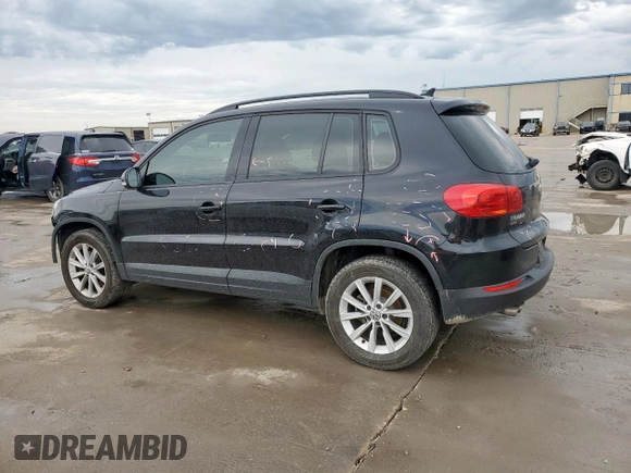 2017 Volkswagen Tiguan S with VIN WVGAV7AX4HK045724, listed as a Copart auction lot 60621715 with 64,004 mi miles and Salvage title. Bid and sale history available at DreamBid. Image 2.