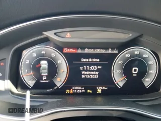 2020 Audi A7 Premium Plus with VIN WAUU2AF2XLN003678, listed as a Copart auction lot 67271893 with 33,856 mi miles and . Bid and sale history available at DreamBid. Image 9.