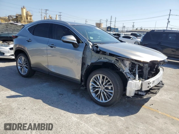 2025 Lexus NX 350h Premium with VIN 2T2GKCEZ3SC040255, listed as a Copart auction lot 61875955 with 2,888 mi miles and Salvage title. Bid and sale history available at DreamBid. Image 4.