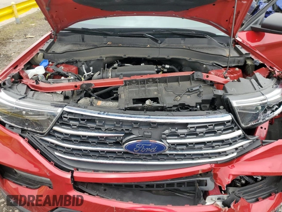 2022 Ford Explorer XLT z VIN 1FMSK8DH9NGC04565, wystawiony jako Copart lot #55523065 z przebiegiem 23 995 mil mil oraz Szkoda całkowita • Salvage title. Historia ofert i sprzedaży dostępna na DreamBid. Obrazek 12.