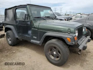 1998 Jeep Wrangler SE with VIN 1J4FY29P9WP767516, listed as a Copart auction lot 58149245 with 190,964 mi miles and Salvage title. Bid and sale history available at DreamBid. Image 4.
