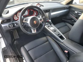 2015 Porsche 911 Carrera S with VIN WP0CB2A91FS155329, listed as a Copart auction lot 80475144 with 0 mi miles and Salvage Title. Bid and sale history available at carsss.com. Image 8.