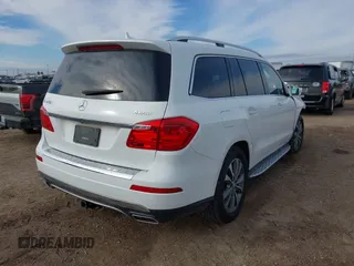 2016 Mercedes-Benz GL with VIN 4JGDF6EE4GA658928, listed as a IAAI auction lot 41407244 with 95,372 mi miles. Bid and sale history available at carsss.com. Image 4.