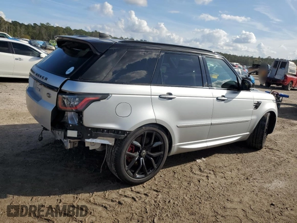 2019 Land Rover Range Rover Sport Autobiography with VIN SALWV2RE9KA854187, listed as a Copart auction lot 78470974 with 98,081 mi miles and Salvage title. Bid and sale history available at DreamBid. Image 3.