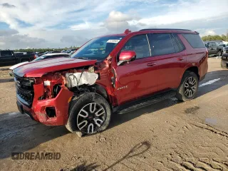 2023 GMC Yukon AT4 with VIN 1GKS2CKD7PR470556, listed as a Copart auction lot 51233645 with 30,735 mi miles and Salvage Title. Bid and sale history available at carsss.com. Image 1.