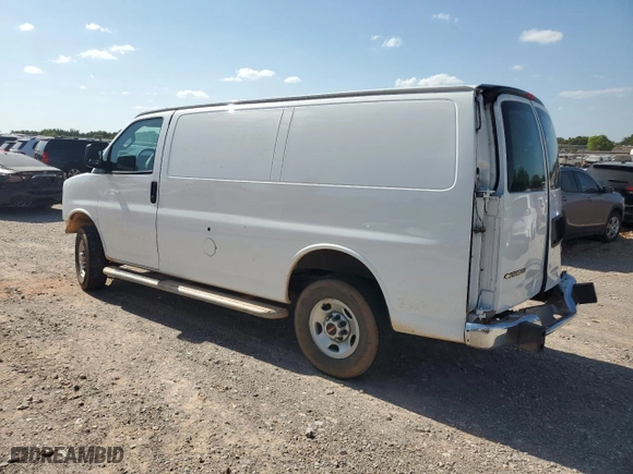 2022 GMC Savana Cargo Van with VIN 1GTW7AFP0N1234382, listed as a Copart auction lot 65016334 with 0 mi miles and Clean Title. Bid and sale history available at carsss.com. Image 2.