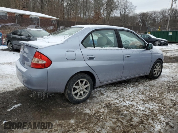 2002 Toyota Prius with VIN JT2BK18U520068919, listed as a Copart auction lot 88666605 with 164,640 mi miles and Salvage Title. Bid and sale history available at carsss.com. Image 3.
