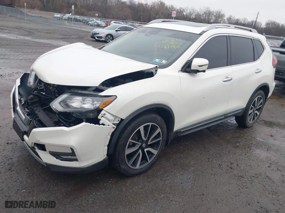 2019 Nissan Rogue S with VIN 5N1AT2MV5KC743568, listed as a IAAI auction lot 41514184 with 93,923 mi miles. Bid and sale history available at carsss.com. Image 17.