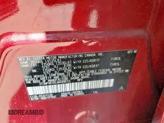 2018 Toyota RAV4 XLE with VIN 2T3WFREV0JW489613, listed as a Copart auction lot 61245005 with 46,253 mi miles and Salvage title. Bid and sale history available at DreamBid. Image 12.