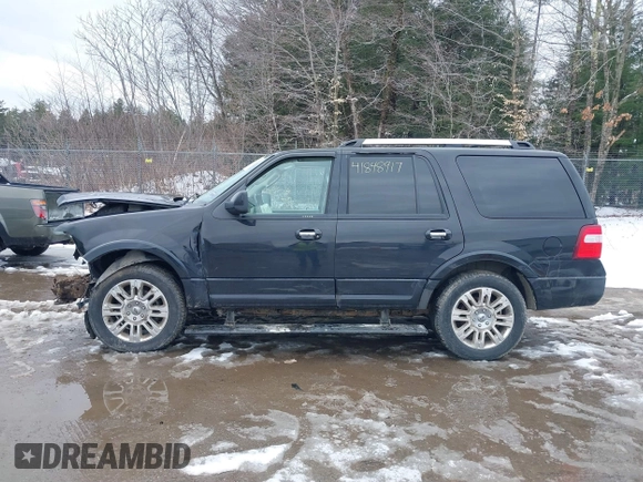 2011 Ford Expedition Limited with VIN 1FMJU2A51BEF23561, listed as a IAAI auction lot 41848917 with 142,402 mi miles and . Bid and sale history available at DreamBid. Image 14.