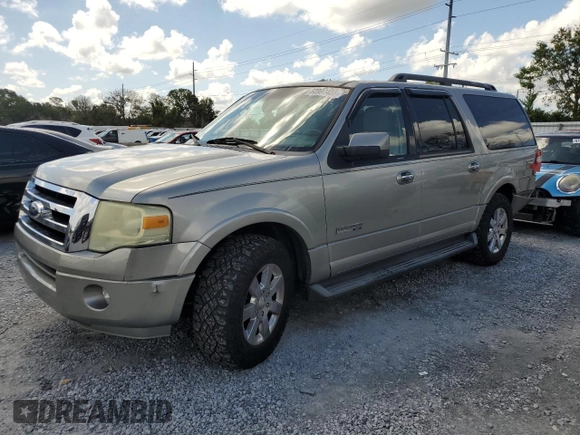 2008 Ford Expedition Max SSV with VIN 1FMFK15588LA64923, listed as a Copart auction lot 60997435 with 223,446 mi miles and Salvage title. Bid and sale history available at DreamBid. Image 2.