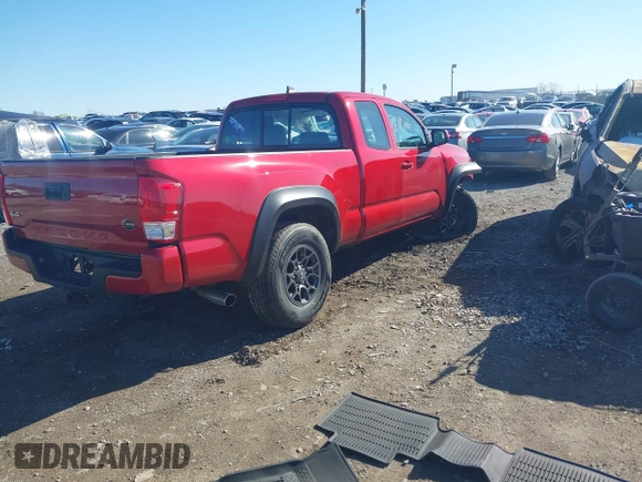 2017 Toyota Tacoma SR with VIN 5TFSX5EN7HX056560, listed as a IAAI auction lot 41806924 with 74,000 mi miles and . Bid and sale history available at DreamBid. Image 4.