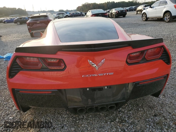 2017 Chevrolet Corvette 1LT with VIN 1G1YB2D72H5106831, listed as a Copart auction lot 78091074 with 40,254 mi miles and Clean Title. Bid and sale history available at carsss.com. Image 6.