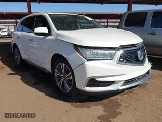2019 Acura MDX w/Technology Pkg with VIN 5J8YD4H55KL000156, listed as a IAAI auction lot 41725398 with 74,377 mi miles. Bid and sale history available at carsss.com. Image 1.