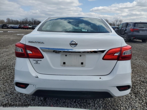 2019 Nissan Sentra SV with VIN 3N1AB7AP9KY414604, listed as a Copart auction lot 51611785 with 0 mi miles and Clean Title. Bid and sale history available at carsss.com. Image 6.