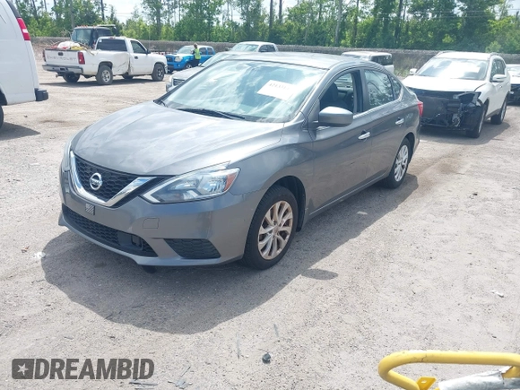 2018 Nissan Sentra SV with VIN 3N1AB7AP1JL635805, listed as a IAAI auction lot 42133147 with 140,500 mi miles. Bid and sale history available at carsss.com. Image 2.