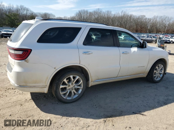 2017 Dodge Durango Citadel with VIN 1C4SDJET9HC703824, listed as a Copart auction lot 46749085 with 157,890 mi miles and Salvage Title. Bid and sale history available at carsss.com. Image 3.
