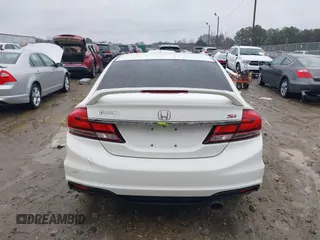 2015 Honda Civic Sedan Si with VIN 2HGFB6E58FH707610, listed as a IAAI auction lot 41420340 with 100,122 mi miles. Bid and sale history available at carsss.com. Image 16.