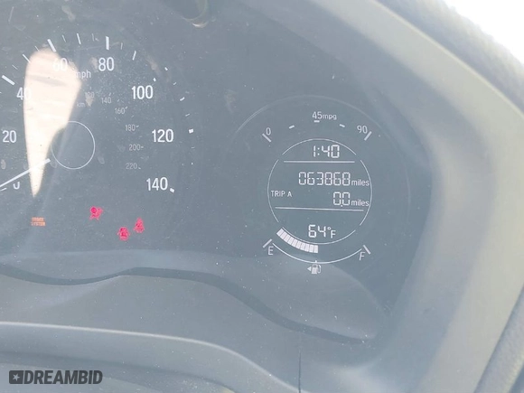 2018 Honda HR-V LX with VIN 3CZRU6H31JM731249, listed as a IAAI auction lot 41801350 with 63,868 mi miles. Bid and sale history available at carsss.com. Image 7.