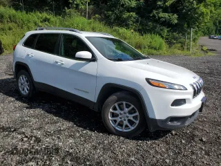 2017 Jeep Cherokee Latitude with VIN 1C4PJMCS8HW659923, listed as a Copart auction lot 64478185 with 118,169 mi miles and Salvage title. Bid and sale history available at DreamBid. Image 4.