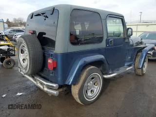 2003 Jeep Wrangler X with VIN 1J4FA39S93P352545, listed as a Copart auction lot 47069095 with 178,747 mi miles and Salvage Title. Bid and sale history available at carsss.com. Image 3.