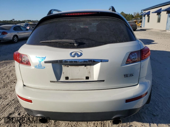 2004 Infiniti FX35 with VIN JNRAS08U24X101219, listed as a Copart auction lot 76825934 with 147,518 mi miles and Salvage Title. Bid and sale history available at carsss.com. Image 6.