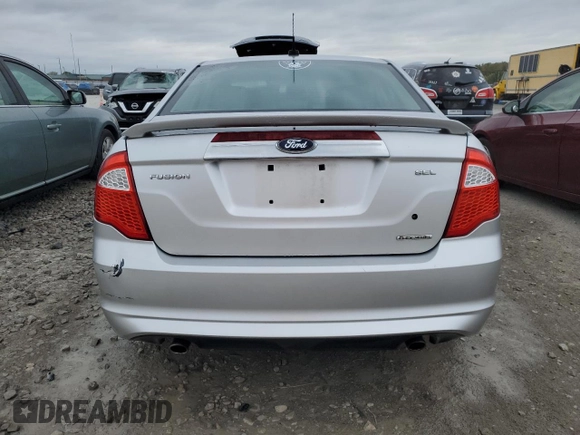 2012 Ford Fusion SEL with VIN 3FAHP0JGXCR311732, listed as a Copart auction lot 71640193 with 254,468 mi miles and Salvage Title. Bid and sale history available at carsss.com. Image 6.