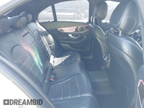 2018 Mercedes-Benz C with VIN 55SWF4JB4JU257082, listed as a IAAI auction lot 41807042 with 90,197 mi miles. Bid and sale history available at carsss.com. Image 8.