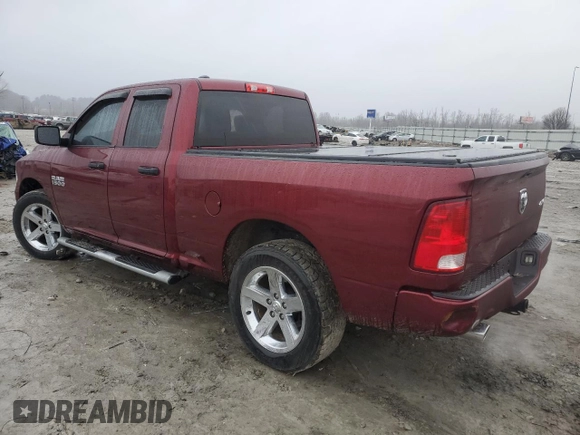 2017 Ram 1500 Express with VIN 1C6RR7FT8HS708933, listed as a Copart auction lot 43755095 with 109,702 mi miles and Salvage Title. Bid and sale history available at carsss.com. Image 2.