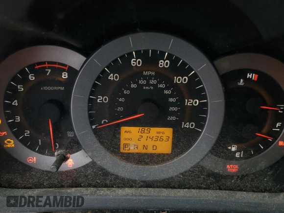 2010 Toyota RAV4 with VIN 2T3BF4DV7AW036849, listed as a Copart auction lot 47305355 with 214,363 mi miles and Clean Title. Bid and sale history available at carsss.com. Image 9.