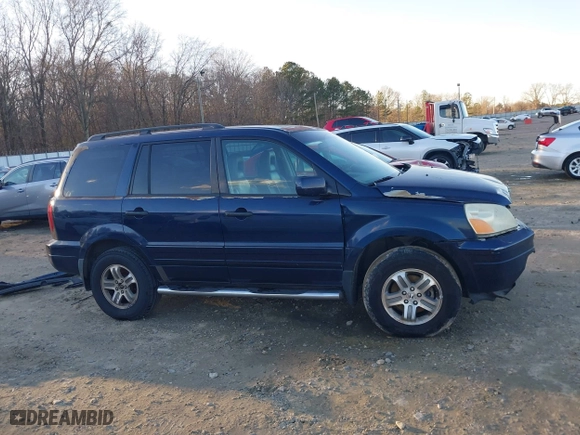 2004 Honda Pilot EX with VIN 2HKYF18564H566356, listed as a IAAI auction lot 41226359 with 363,625 mi miles. Bid and sale history available at carsss.com. Image 14.