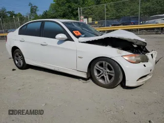 2008 BMW 3 Series 328xi with VIN WBAVC93558K043660, listed as a Copart auction lot 58417795 with Not provided miles and Salvage title. Bid and sale history available at DreamBid. Image 4.