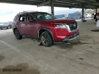 2024 Nissan Pathfinder SL with VIN 5N1DR3CAXRC206771, listed as a Copart auction lot 48818065 with 21,339 mi miles and Salvage Title. Bid and sale history available at carsss.com. Image 12.