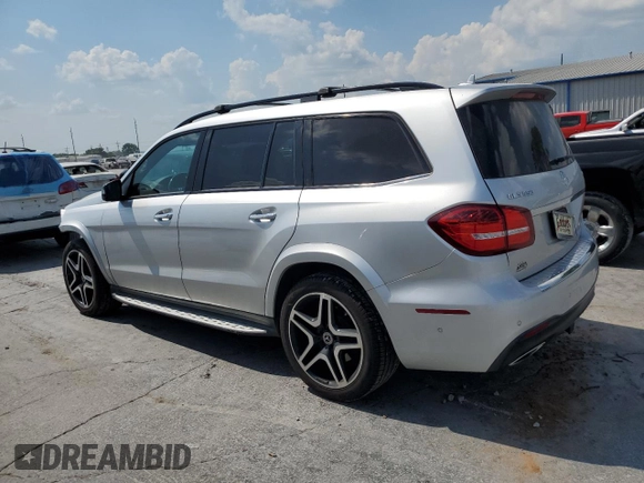 2017 Mercedes-Benz GLS with VIN 4JGDF7DE7HA957600, listed as a Copart auction lot 54724463 with 40,297 mi miles. Bid and sale history available at carsss.com. Image 2.
