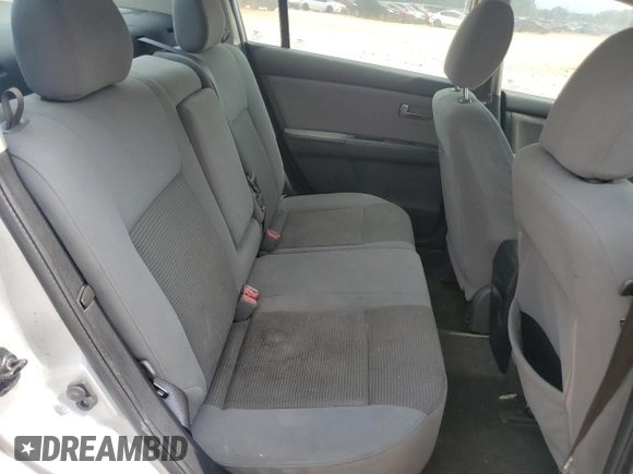 2012 Nissan Sentra SR with VIN 3N1AB6AP7CL776584, listed as a Copart auction lot 59585435 with 121,660 mi miles and Salvage title. Bid and sale history available at DreamBid. Image 10.