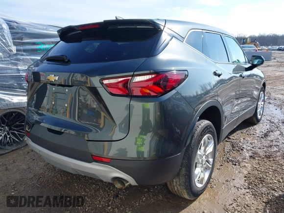 2020 Chevrolet Blazer LT with VIN 3GNKBHRS7LS604865, listed as a IAAI auction lot 41734775 with 48,808 mi miles and . Bid and sale history available at DreamBid. Image 4.