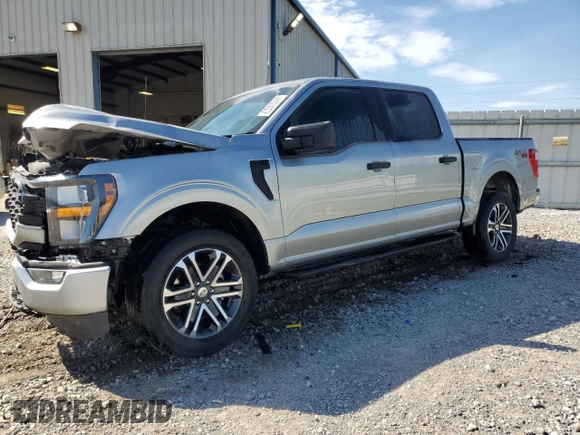 2023 Ford F-150 XL with VIN 1FTEW1EP5PKD03418, listed as a Copart auction lot 58406895 with 58,539 mi miles and Clean title. Bid and sale history available at DreamBid. Image 1.